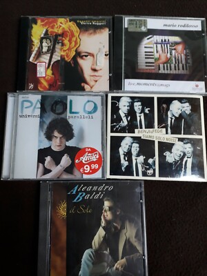 BENJI & FEDE, RUGGERI, RODILOSSO, PAOLO, BALDI: 5 CD NEU