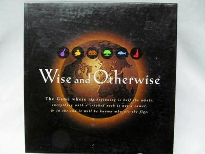 1997 Wise and Otherwise Board Game