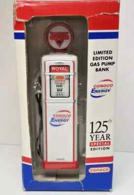 Conoco 125th Year Special Edition Limited Edition Royal Gas Pump Bank Maßstab 1:12