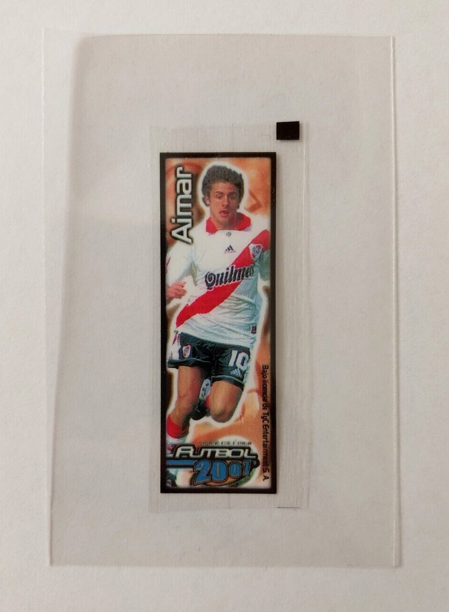 Pablo Aimar Rookie Sticker River Plate 2001 Argentina Mega Rare
