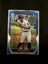 2023 1st Bowman Chrome Blue Shimmer /150 BCP-86 Yilber Herrera - Grade Ready