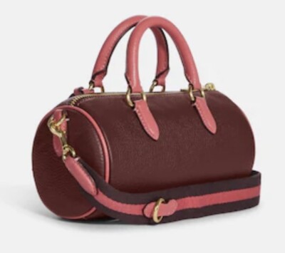 NWT COACH LACEY CROSSBODY LEATHER SHOULDER BAG WINE MULTI CB876 | eBay