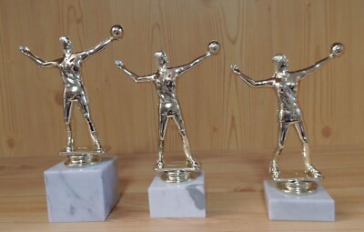 3er Serie Volleyball Damen Figuren #19086 (Pokale Gravur Sport Freizeit)