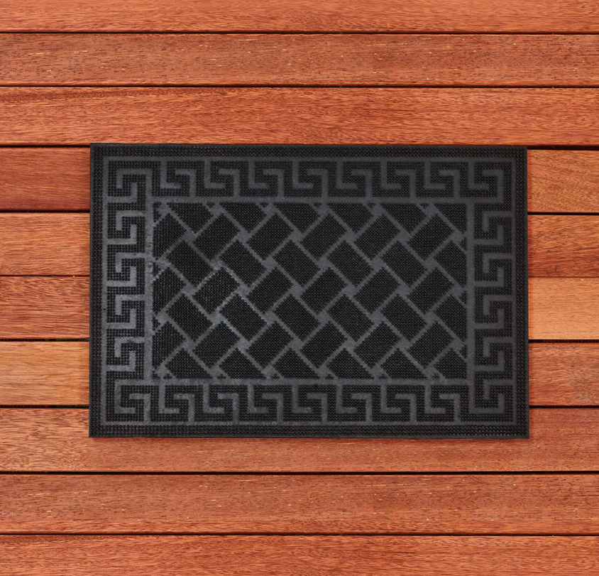 Non Slip Rubber Door Mat Heavy Duty Floor Mat Indoor Outdoor 60 x 40cm PIN Style eBay