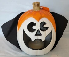 Hyde & Eek Boutique Light Up Pumpkin Dracula Vampire Blow Mold Halloween