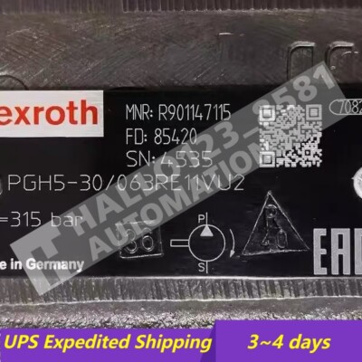 R901147115 PGH5-30/063RE11VU2 Rexroth Hydraulic pump UPS SHIPPING