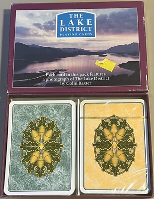 The Lake District Playing Cards 2 Decks in Box Bater Photos Miller Graphics EDIN