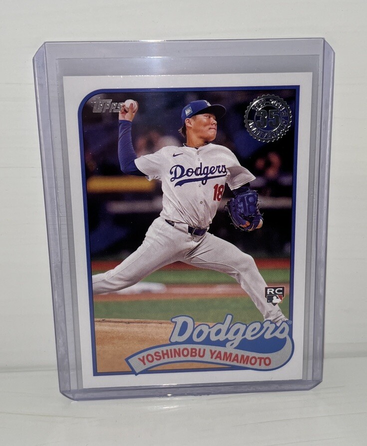 2024 Topps Update Series 1989 Baseball Yoshinobu Yamamoto RC #89US-29 Dodgers
