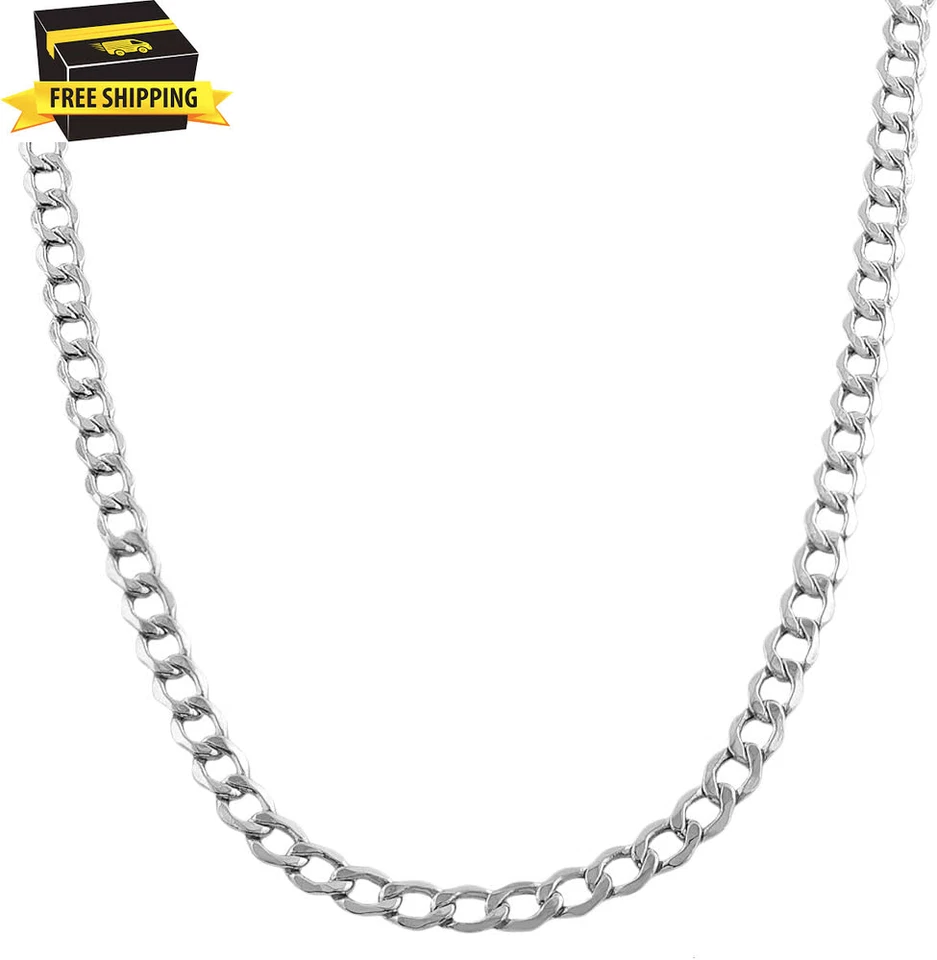 Sterling Silver 5Mm Curb Link Chain Necklace - Image 2 of 4