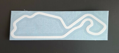 New Jersey Motorsports Park - Thunderbolt Track Map - Vinyl Decal Sticker 