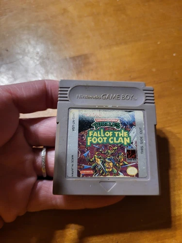 Nintendo Game Boy Teenage Mutant Ninja Turtles Fall of the Foot Clan READ