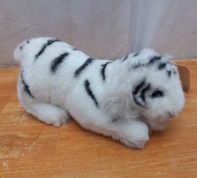 Vintage Excalibur Hotel Circus Circus Fantasy Faire White Tiger Plush With Tag
