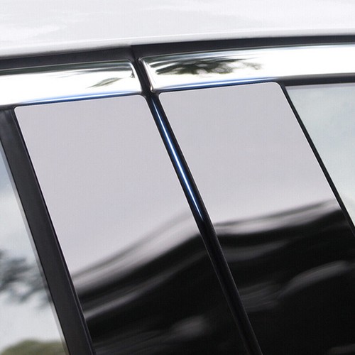 Window Pillar Posts Sticker Black Fits For Mercedes-Benz C-Class 2022 2023 2024 - Picture 3 of 12