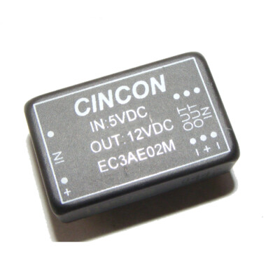 EC3AE02M DC/DC Converter IN 5V, OUT 12V CINCON