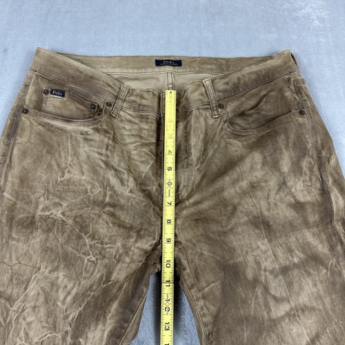 Polo Ralph Lauren Jeans Women's Size 32 Beige Denim Tompkins Skinny fit Cropped - Picture 6 of 10