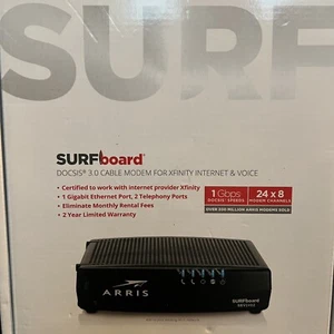 ARRIS Panneaux SURF SBV2402 DOCSIS 3.0 Modem câble Comcast Internet Xfinity & Voix