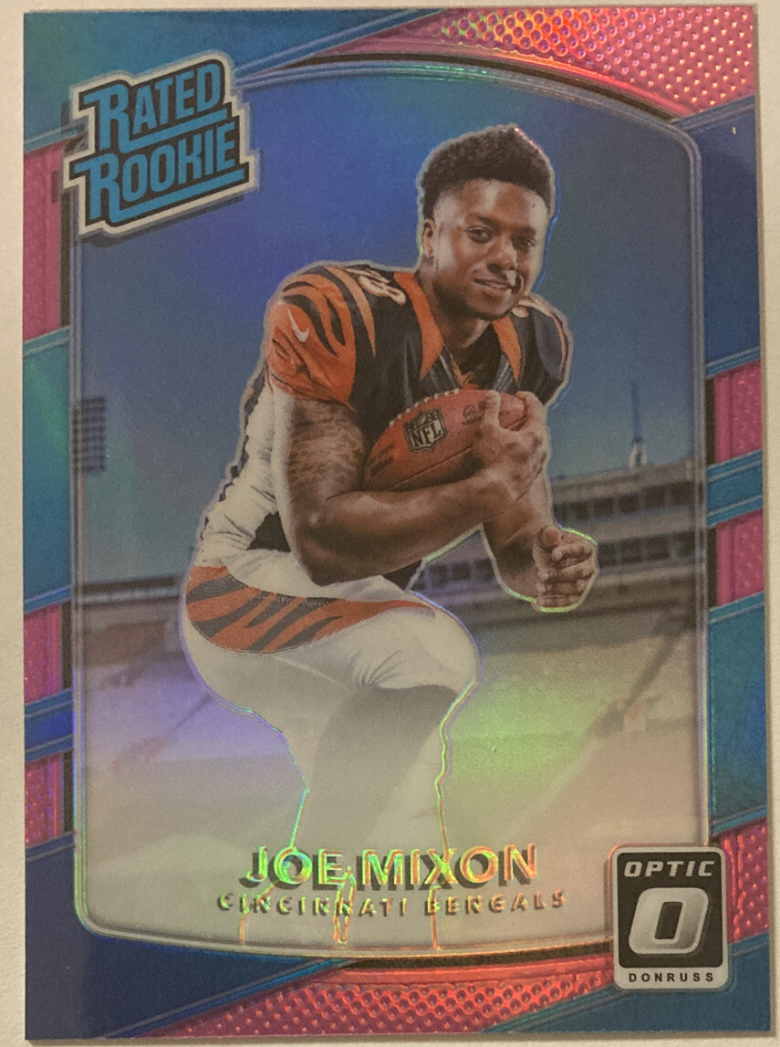 Joe MIxon 2017 Donruss Optic Pink Refractor Prism Rookie Card #185 (3943)