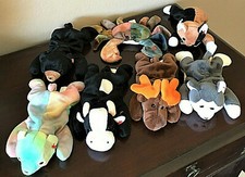 Pre-Loved, TY Beanie Baby Set of 7 1993-1998 CUTE
