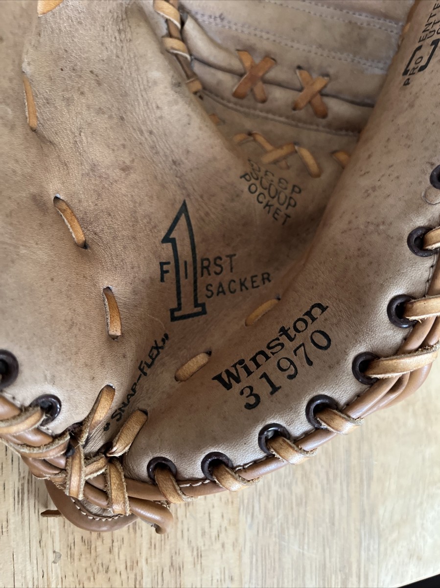 Very Rare Vintage Winston First Baseman Baseball Glove Model 31970