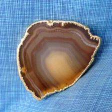 Geode Agate Slab Belt Buckle Large Fancy Western Vtg Wheeler Lemmon SD   .QRT560