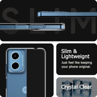 Totill Compatibile Per Motorola Moto E14 Caso, Crystal Clear Motorola