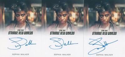 LE Star Trek Strange New Worlds S1 Autograph Sophia Walker as Fran Full Bleed EE