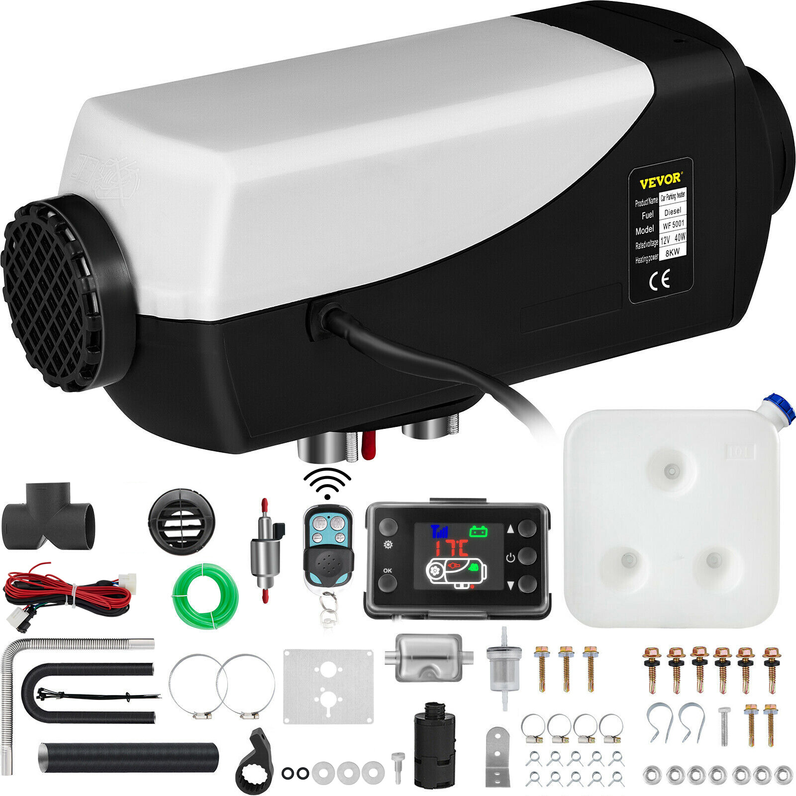 8KW 12V Diesel Standheizung Luftheizung Heizung Fernbedienung LCD Schalter  LKW | eBay