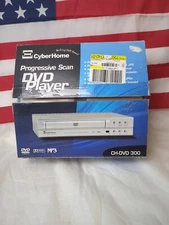 NEW CyberHome CH-DVD300 Progressive Scan DVD Player Silver Original Box READ 