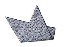 Nick Graham London Floral Pocket Square Cotton Men's