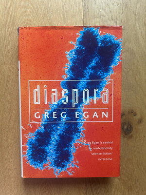 DIASPORA by GREG EGAN 1st Edition 1997 Science Fiction HARDCOVER Scarce