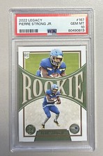 2022 Legacy Football NFL Rookies Pierre Strong Jr #167 PSA 10