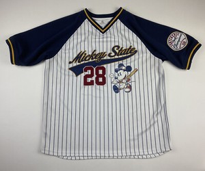 mens mickey mouse baseball jersey