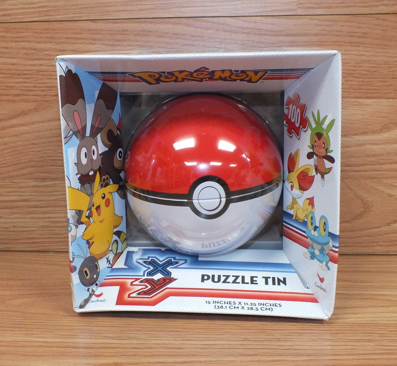 Cardinal Pokemon Ball Puzzle Tin With 100 Pieces! Gotta Catch 'em All ...