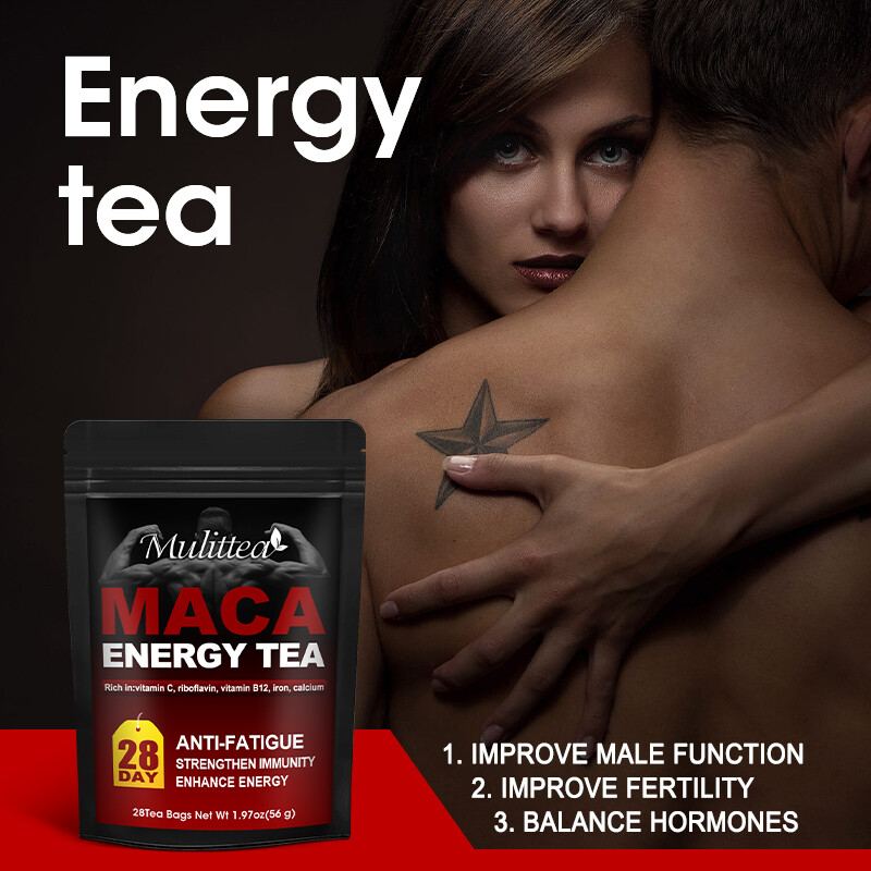 Maca Energy Man Tea Strenth Herbal Enhance Natrual Healthy Drink Herbal Tea Bags