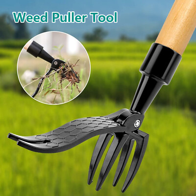 Weeder Puller Stand Up Weed Tool No Handle Garden Outdoor Root Remover Killer DE