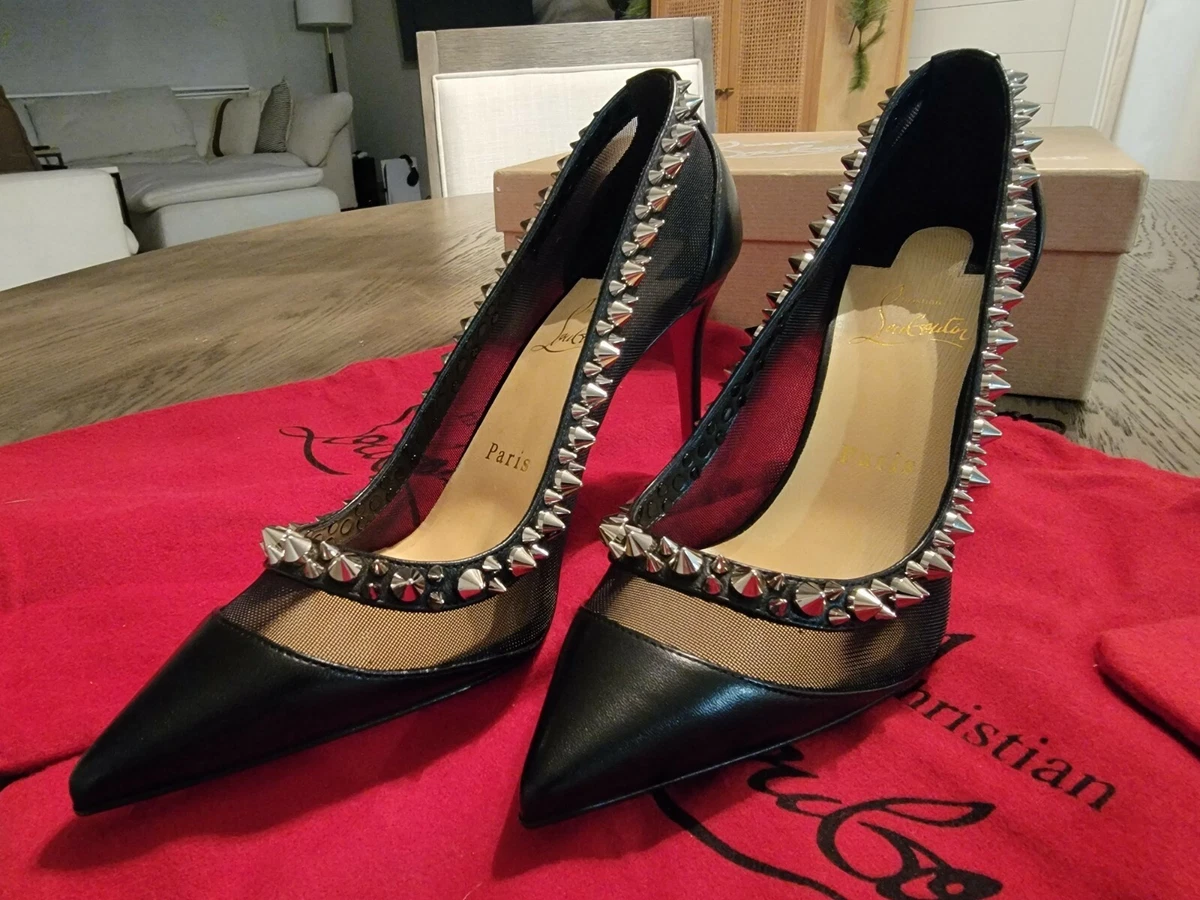 Christian Louboutin, Galativi spikes 85 black pumps