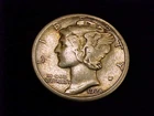 1924-S Mercury Dime, Fine to Very Fine in grade.