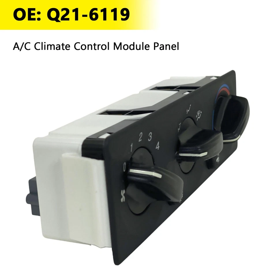 A/C Climate Control Module Panel Q21-6119 For Peterbilt Truck Repair Accessory - Image 3 of 4
