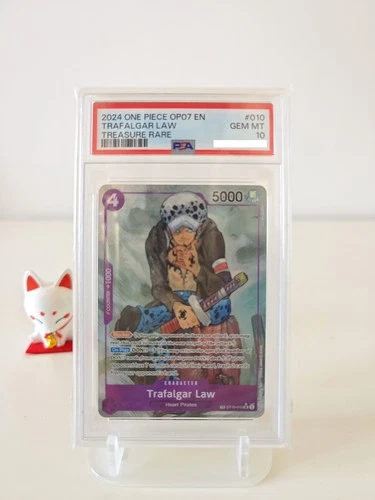 Trafalgar Law ST10-010 One Piece TR Treasure Rare English Edition PSA 10