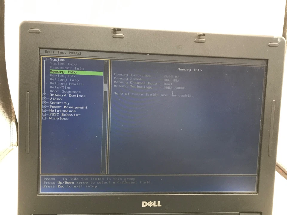 Dell Inspiron B120 Intel Celeron M 15" Laptop -BOOTS BIOS- MZ - Image 4 of 4