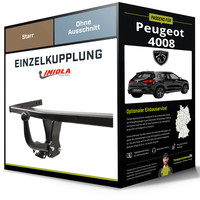 Starre AnhäNgerkupplung für Peugeot 4008 05.2012-Jetzt Imiola Hak-Pol NEU