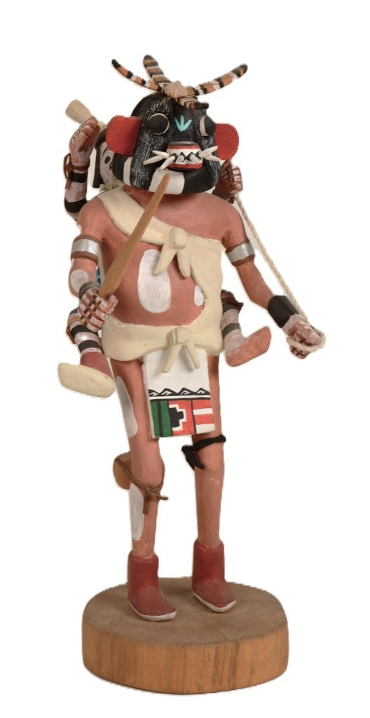 Hopi Kachina Clown and Ogre By Sheldon Talas 1937-2010