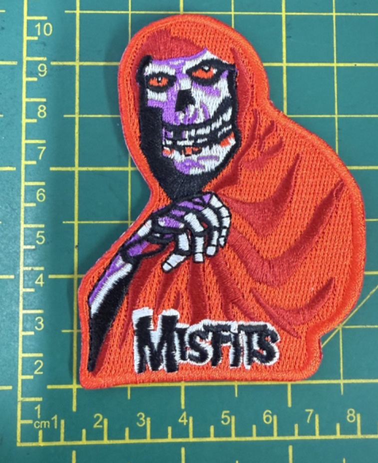 Misfits Caped Fiend Woven Sew Or Iron On  Patch Officially Licensed Patch