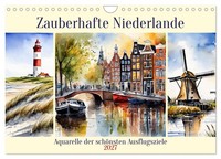 "Calendar 2027 · US Version · Enchanting Netherlands (Wall Calendar 2027 12\" × 8\""