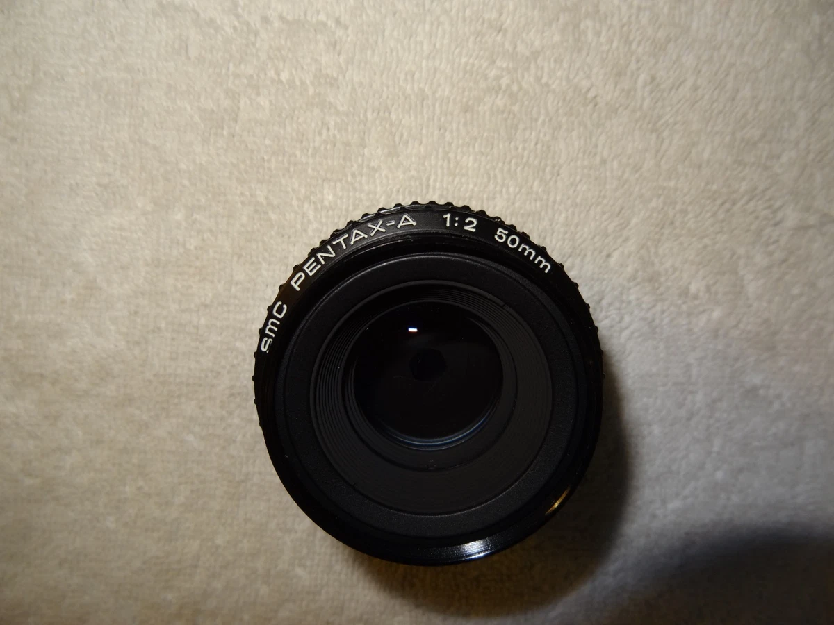 SMC Pentax-A 1:2 50mm Camera Lens w/ Cap & Filter | eBay