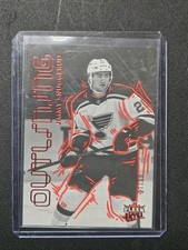 2025-26 Fleer Ultra Outlining RC Red 31/99 Jimmy Snuggerud #15