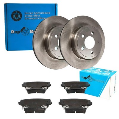 RAP BRAKES BREMSENSET 320mm HINTEN passend für CHRYSLER 300C Kombi Touring