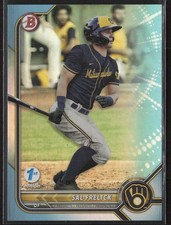 2022 Bowman 1st Edition #BPPF-149 Sal Frelick Sky Blue Foil