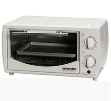 Better Chef 9 Liter Toaster Oven Broiler-White
