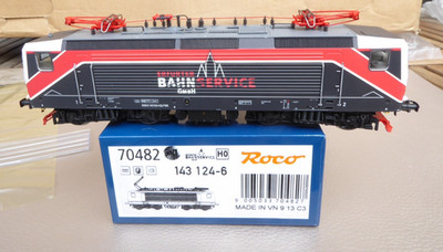 Roco 70482 H0 DCC-Sound E-Lok BR 143 124-6 der EBS Erfurter Bahn Epoche 6 neu
